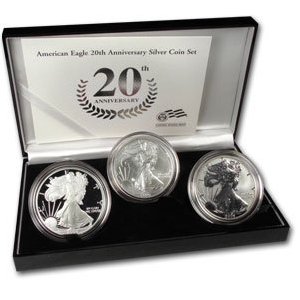 2006 3 Piece American Silver Eagle Set in OGP! - Click Image to Close